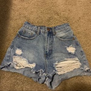 High Waisted Shorts Size 0